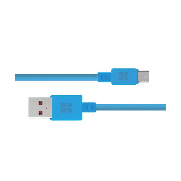 Promate Mobiles & Tablets Cables & Connectors Blue / Brand New / 1 Year Promate 1.2-Meter MicroCord-1 Micro USB Cable, High-Speed 1.8A USB A Male to Micro-B USB, Sync Charging Cable with Anti-Tangle Cord and Over-Charging Protection for Smartphones/Tablets