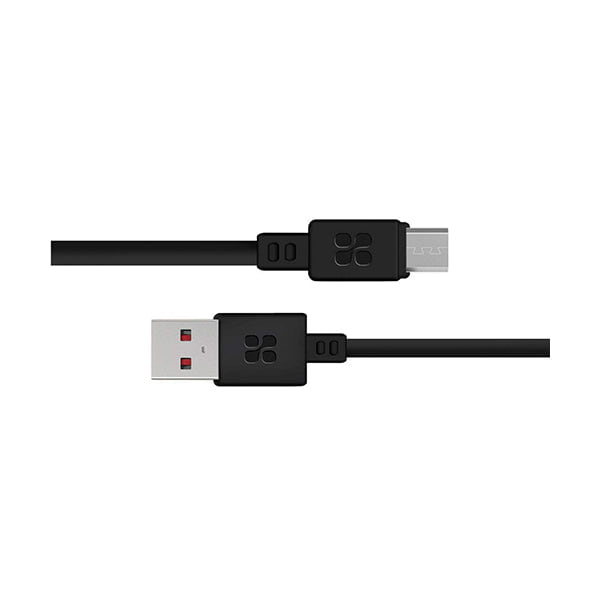 Promate Mobiles & Tablets Cables & Connectors Black / Brand New / 1 Year Promate 1.2-Meter MicroCord-1 Micro USB Cable, High-Speed 1.8A USB A Male to Micro-B USB, Sync Charging Cable with Anti-Tangle Cord and Over-Charging Protection for Smartphones/Tablets