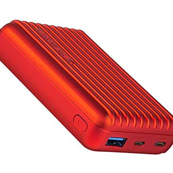 Promate Power Banks Red / Brand New / 1 Year Promate TITAN-10C Ultra-Compart Rugged Power Bank with USB-C Input & Output, Dual Input, 10000mAh Lithium Polymer Battery