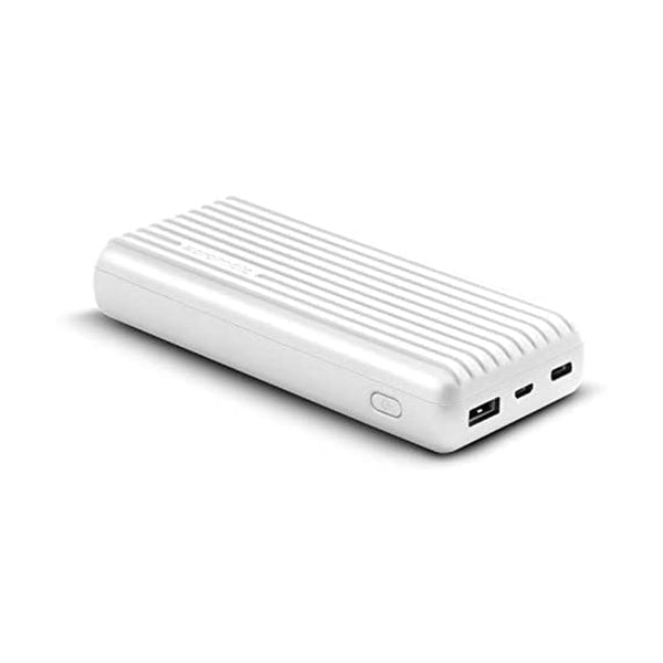 Promate Power Banks White / Brand New / 1 Year Promate Titan-20C 20000mAh Type-C Power Bank, Portable 3.1A Dual USB Fast Charging External Battery Pack with USB-C Input/Output Port and Over-Charging Protection