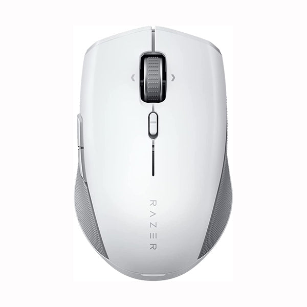 Razer Mice White / Brand New / 1 Year Razer Pro Click Mini Portable Wireless Mouse: Silent, Tactile, Mouse Clicks - Sleek & Compact Design - HyperScroll Technology - Productivity Dongle - Connect up to 4 Devices - 7 Programmable Buttons