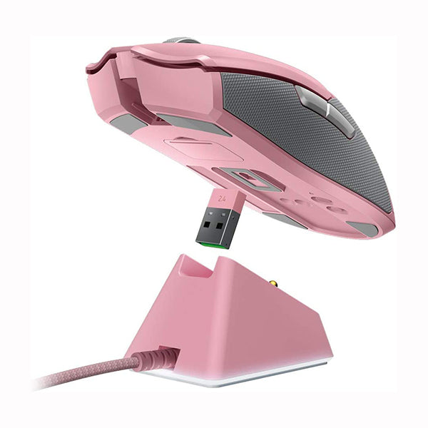 Razer Mice Quartz / Brand New / 1 Year Razer Viper Ultimate Wireless Optical RGB Gaming Mouse w Charging Dock