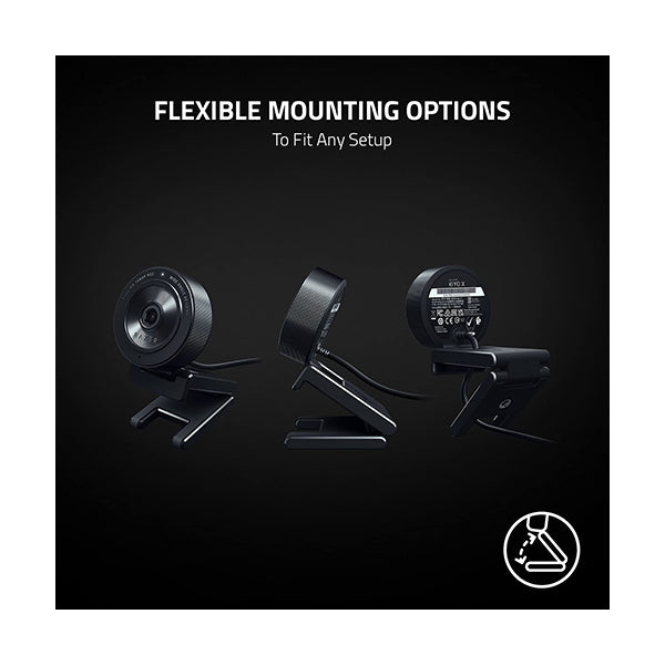 Razer RZ19-04170100-R3M1 BLACK Webカメラ Razer RZ19-04170100-R3M1 Kiyo X - USB Broadcasting Camera - FRML Packa