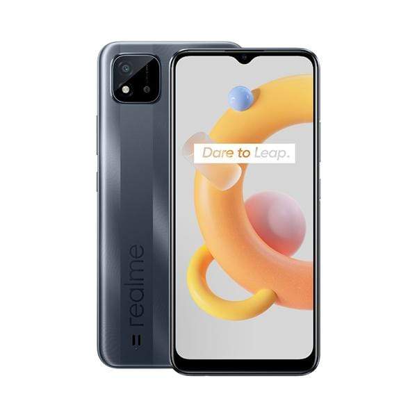 Realme Mobile Phone Gray / Brand New / 1 Year Realme C11, 4GB/64GB, 6.52″ IPS Display, Octa core, Rear Cam 13MP, Selfie Cam 5MP