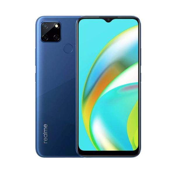 realme Mobile Phone Power Blue / Brand New / 1 Year Realme C12, 4GB/64GB, 6.5″ IPS Display, Octa core, Triple Rear Cam 13MP + 2MP + 2MP, Selphie Cam 5MP, Fingerprint (rear-mounted)