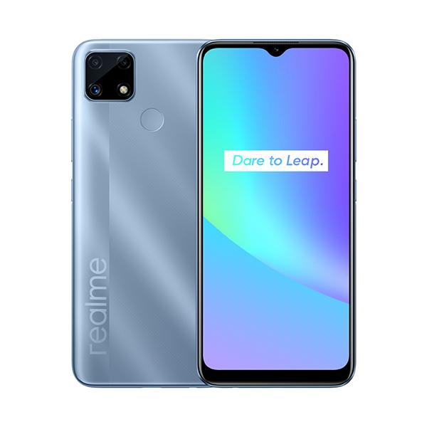 realme Mobile Phone Water Blue / Brand New / 1 Year Realme C25s, 4GB/128GB, 6.5″ IPS Display, Octa core, Triple Rear Cam 48MP, Selphie Cam 8MP, Fingerprint (rear-mounted)