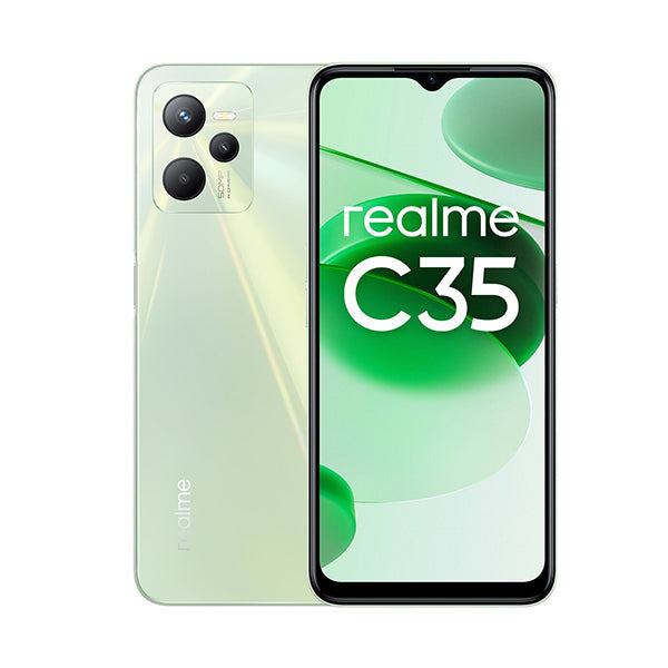 Realme Mobile Phone Glowing Green / Brand New / 1 Year Realme C35 6GB/128GB
