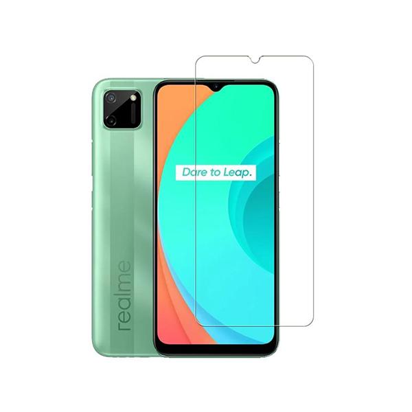 Realme Screen Protectors transparent / Brand New Realme C11 Hardness Tempered Glass HD Film Screen Protector