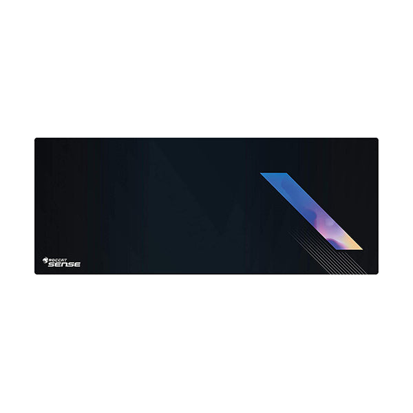 ROCCAT Mouse Pads Black / Brand New ROCCAT Sense Vital Force XXL PC Gaming Mousepad High Precision, Non Slip Back, Extended Keyboard Desktop Mouse Pad with Stitched Edges, Smooth, 2mm Thickness, 850 x 330 mm