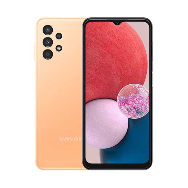 Samsung Mobile Phone Awesome Peach / Brand New / 1 Year Samsung Galaxy A13, 6GB/128GB, 6.6″ Display, Octa-core, Quad Rear Cam 50MP + 5MP + 2MP + 2MP, Selfie Cam 8MP