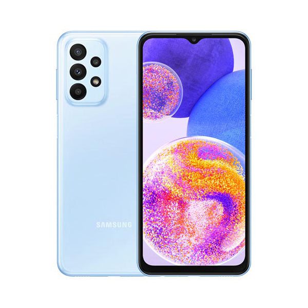Samsung Mobile Phone Awesome Blue / Brand New / 1 Year Samsung Galaxy A23, 4GB/128GB, 6.6″ Display, Octa-core, Quad Rear Cam 50MP + 5MP + 2MP + 2MP, Selfie Cam 8MP