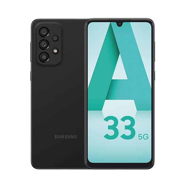 Samsung Mobile Phone Black / Brand New / 1 Year Samsung Galaxy A33 5G, 6GB/128GB, 6.4" Super AMOLED, 90Hz Display, Octa-core, Quad Rear Cam 48MP + 8MP + 5MP + 2MP, Selfie Cam 13MP