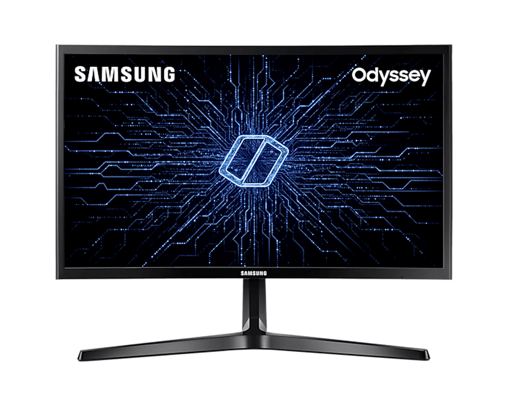 Samsung Monitors Black / Brand New / 3 Years Samsung LC24RG50FQMXZN  24" LED Curved Gaming Monitor, FULL HD, 144Hz, 4ms