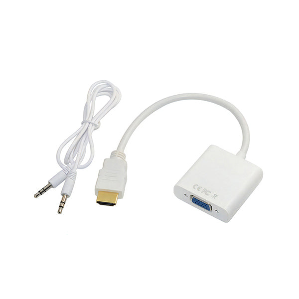 Sanyo Electronics Accessories White / Brand New Sanyo CB13 HDMI Male To VGA Female Adapter