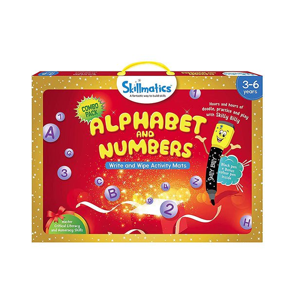 Skillmatics Educational Toys Brand New Skillmatics, Alphabet and Numbers, 3-6 Years, SKILL25ANB