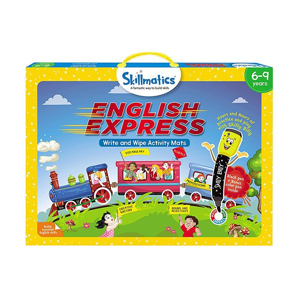 Skillmatics Educational Toys Brand New Skillmatics, English Express, 6-9 Years, Multicolor, SKILL20EEB
