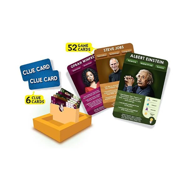 Skillmatics Educational Toys Brand New Skillmatics, Guess in 10 Famous Personalities, 8-99 Years, Family Game Night General Knowledge Card Game of Smart Questions for Kids, SKILL37GFP