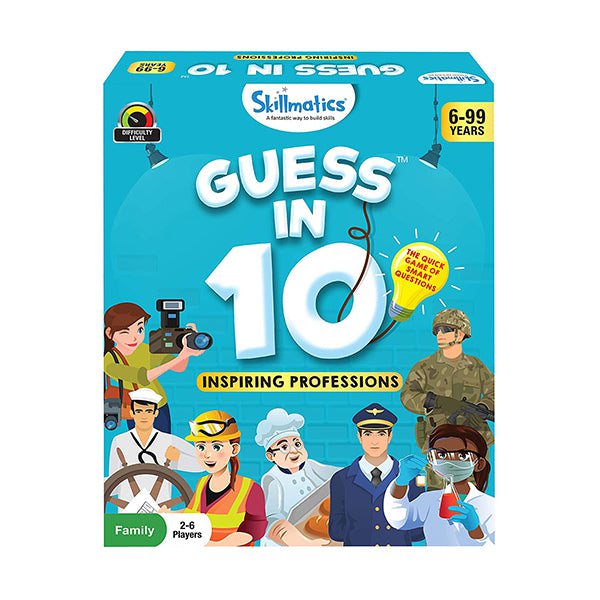 Skillmatics Educational Toys Brand New Skillmatics, Guess in 10 Inspiring Professions, 6-99 Years, Super Fun for Travel & Family Game Night, SKILL54GIP