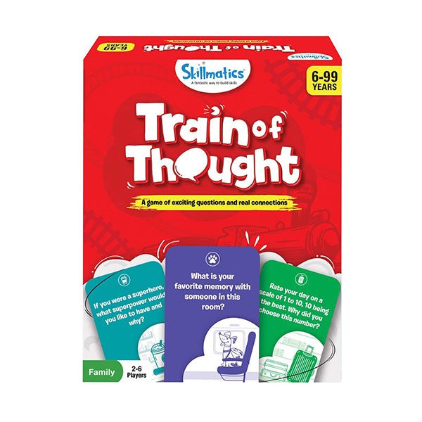 Skillmatics Educational Toys Brand New Skillmatics, Train of Thought, 6-99 Years, Family Connection & Conversation Starters, SKILL93TOT