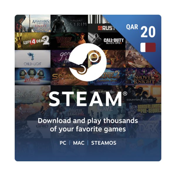 Steam Digital Currency Qatar - Steam Wallets 20 QAT