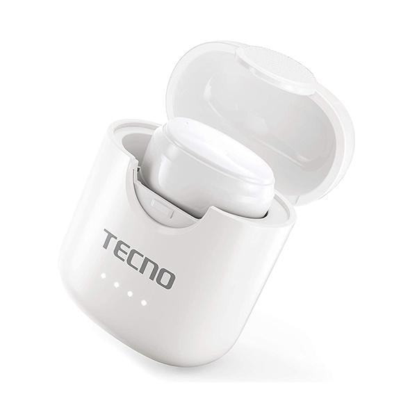 TECNO Headsets Black / Brand New / 1 Year Tecno Minipod M1 with Portable Charging case, Upto 18 hrs of Playback, IPX4 Water Resistance, Noise Cancellation Technology, BT 5.0, Smart Touch Controls, Light Weight