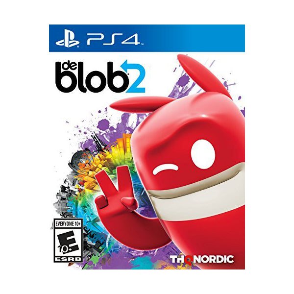 THQ PS4 DVD Game Brand New De Blobe 2 - PS4