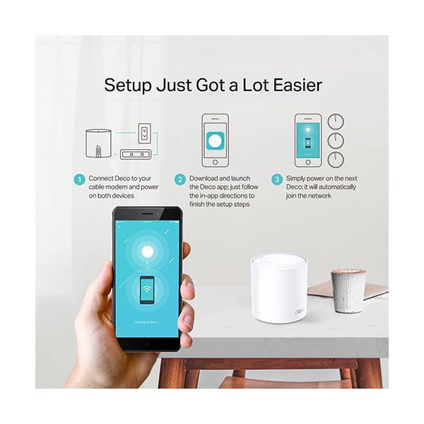 TP Link AX1800 Whole Home Mesh Wi-Fi 6 System