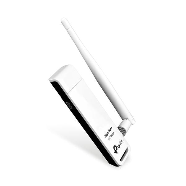 TPLink Networking White / Brand New / 1 Year TP-Link 150Mbps High Gain Wireless USB Adapter TL-WN722N