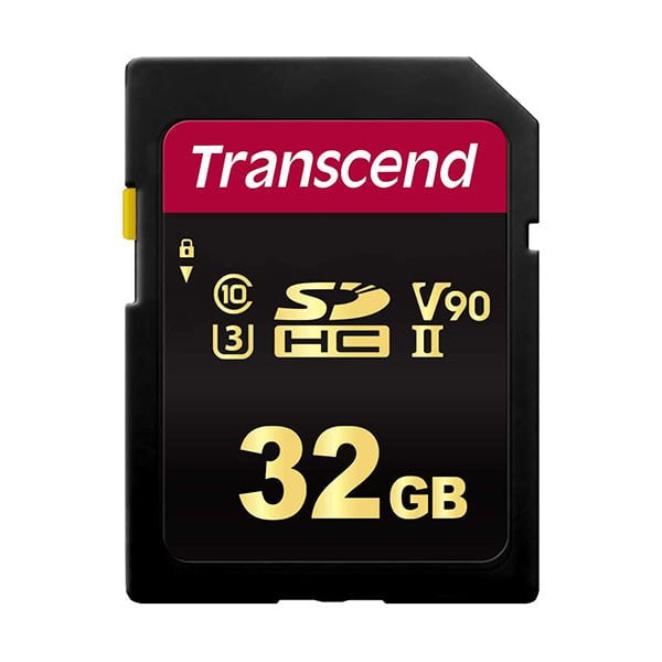 Transcend Memory Cards Brand New / 1 Year Transcend 32GB Uhs-II Class 3 V90 SDHC Flash Memory Card (TS32GSDC700S)