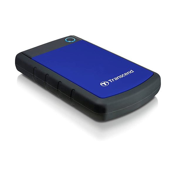 Transcend Blue / Brand New / 1 Year Transcend Storejet 2TB Portable USB 3.0 Hard Disk (TS2TSJ25H3B)