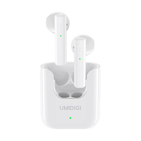 Umidigi Headsets White / Brand New / 1 Year Umidigi AirBuds U Wireless Headphones with Microphones, Bluetooth 5.1 Earphones in-Ear, Touch Control Bluetooth Earbuds, 24H Playing Time for Work, Home Office