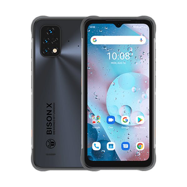 Umidigi Mobile Phone Storm Gray / Brand New / 1 Year Umidigi Bison X10S Rugged, 4GB/32GB, 6.53" HD+ Display, Octa core CPU, AI Triple Rear Cam 16MP + 8MP + 5MP, Selfie Cam 8MP, AI Face Unlock