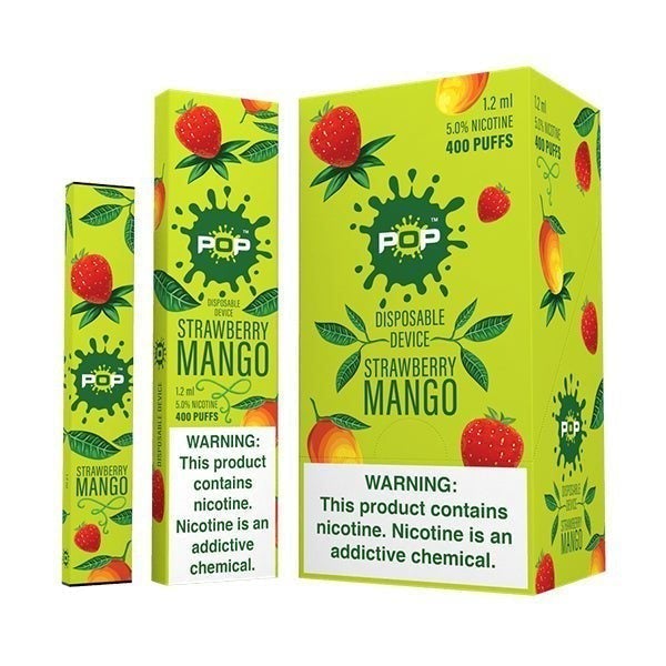 Vape Strawberry Mango POP Disposable Vape Device 400 Puffs