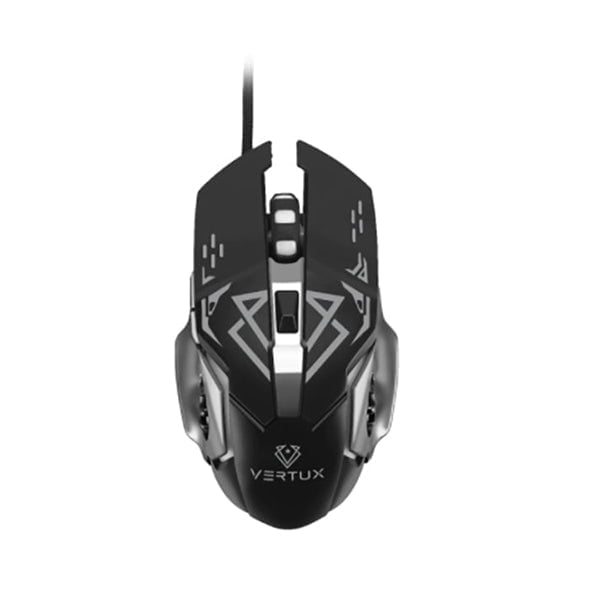 Vertux Keyboards & Mice Grey / Brand New / 1 Year Vertux, Drago Precision Tracking Ergonomic Gaming Mouse
