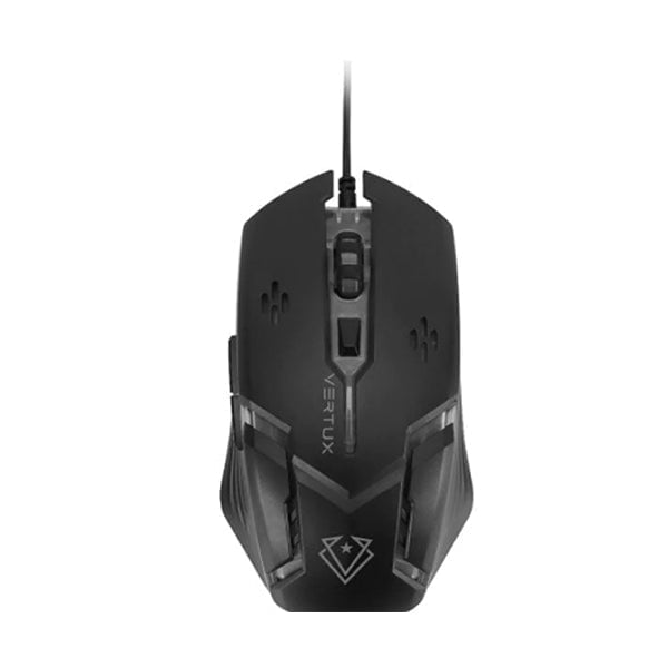 Vertux Keyboards & Mice Black / Brand New / 1 Year Vertux, Sensei Ergonomic Optical USB Wired Computer Gaming Mouse