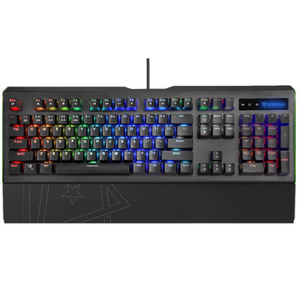 Vertux Keyboards Black / Brand New / 1 Year Vertux, Toucan Pro-Gamer Mechanical Wired Gaming Keyboard A/E
