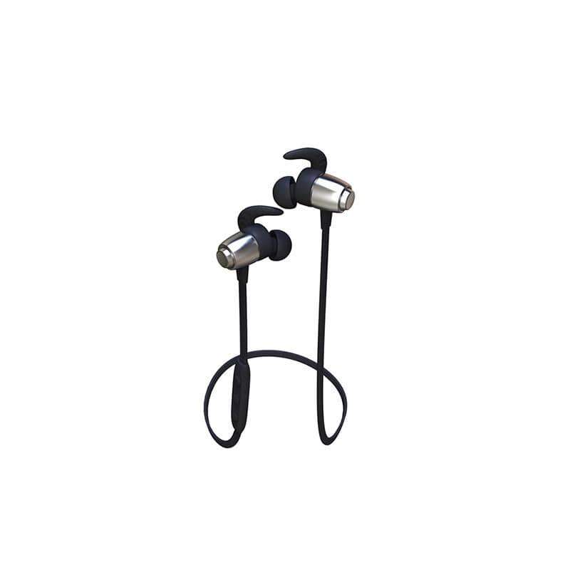 Vidvie, BT806 Sport Wireless Headset, Sweat-Proof, Magnetic Absorption, Wireless Range 10m, (L54xW3.2xH2)cm, Gray Black