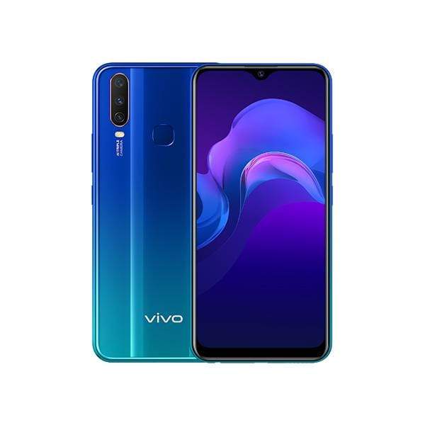 vivo Mobile Phone Aqua Blue / Brand New / 1 Year Vivo Y15, 4GB/64GB, 6.35″ IPS LCD Display, Octa-core, Triple 13MP + 8MP + 2MP Rear Cam, 16MP Selphie Cam