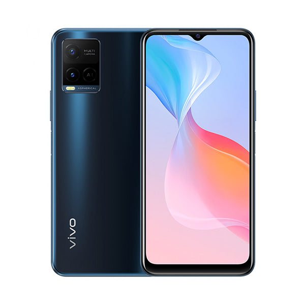 Vivo Mobile Phone Midnight Blue / Brand New / 1 Year Vivo Y21, 4GB + 1GB/64GB, 6.51″ HD+ Display, Octa-core, Dual Rear Cam 13MP + 2MP, Selfie Cam 8MP, Fingerprint (side-mounted)