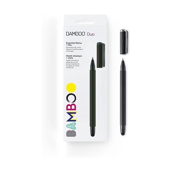 Wacom Smart Pens Black / Brand New / 1 Year Wacom Bamboo Duo Stylus 4th Gen BP CS191K