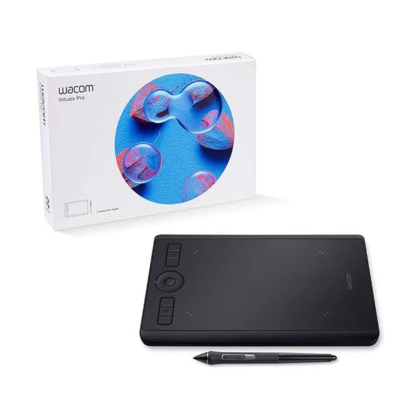 Wacom Tablets & iPads Black / Brand New / 1 Year Wacom Intuos Pro Digital Graphic Drawing Tablet for Mac or PC, Small New Model - PTH460K0A