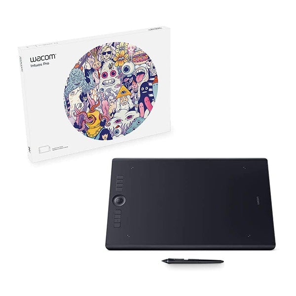 Wacom Tablets & iPads Black / Brand New / 1 Year Wacom PTH860 Intuos Pro Digital Graphic Drawing Tablet for Mac or PC, Large, New Model