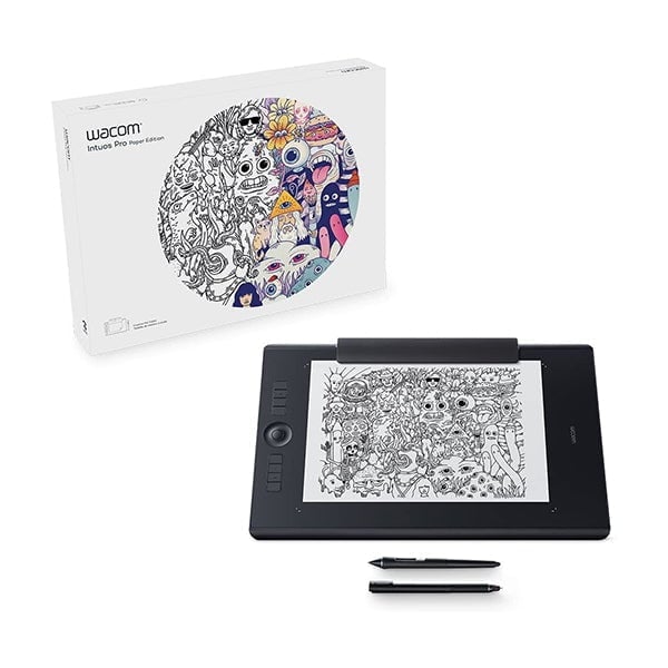 Wacom Tablets & iPads Black / Brand New / 1 Year Wacom PTH860P Intuos Pro Paper Edition digital graphic drawing tablet for Mac or PC, Large, New Model