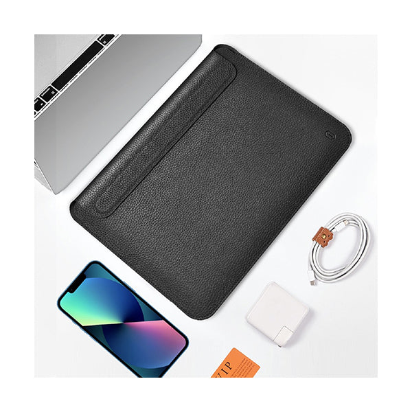 WIWU Handbags, Wallets & Cases Black / Brand New WIWU Skin Pro Genuine Leather Sleeve for MacBook 13.3"