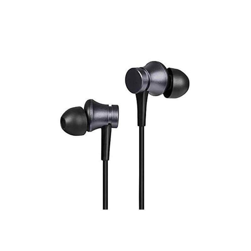 Mi Earphones Basic (with in-built mic) Black - Compatible with all Android, iOS and Mi devices