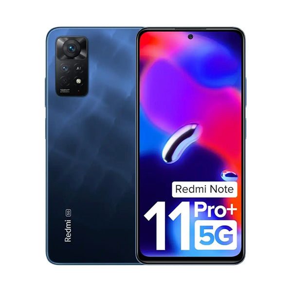 Xiaomi Mobile Phone Mirage Blue / Brand New / 1 Year Xiaomi Redmi Note 11 Pro+ 5G, 8GB/128GB, 6.67″ Super AMOLED 120Hz Display, Octa-core, Triple Rear Cam 108MP + 8MP + 2MP, Selfie Cam 16MP