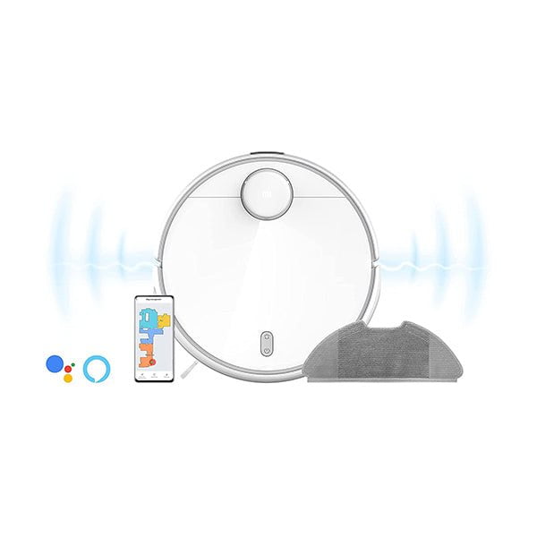 Xiaomi Smart Vacuum Cleaners White / Brand New / 1 Year Xiaomi Mi Robot Vacuum-Mop 2 Pro, 3000Pa Suction, 5200mAh Battery, 10,000 Vibrations/min, Smart App and Voice Control