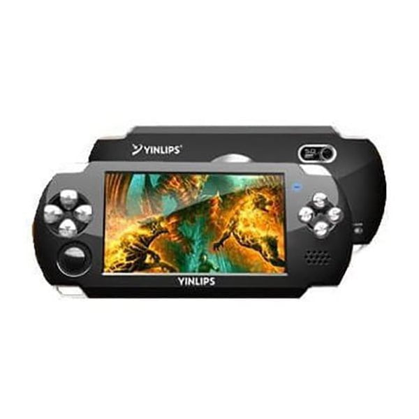 Yinlips Retro Gaming Console Black / Brand New / 1 Year Yinlips Handheld Game Console Portable Video Game PMP MP6 Camera Rechargeable - G86